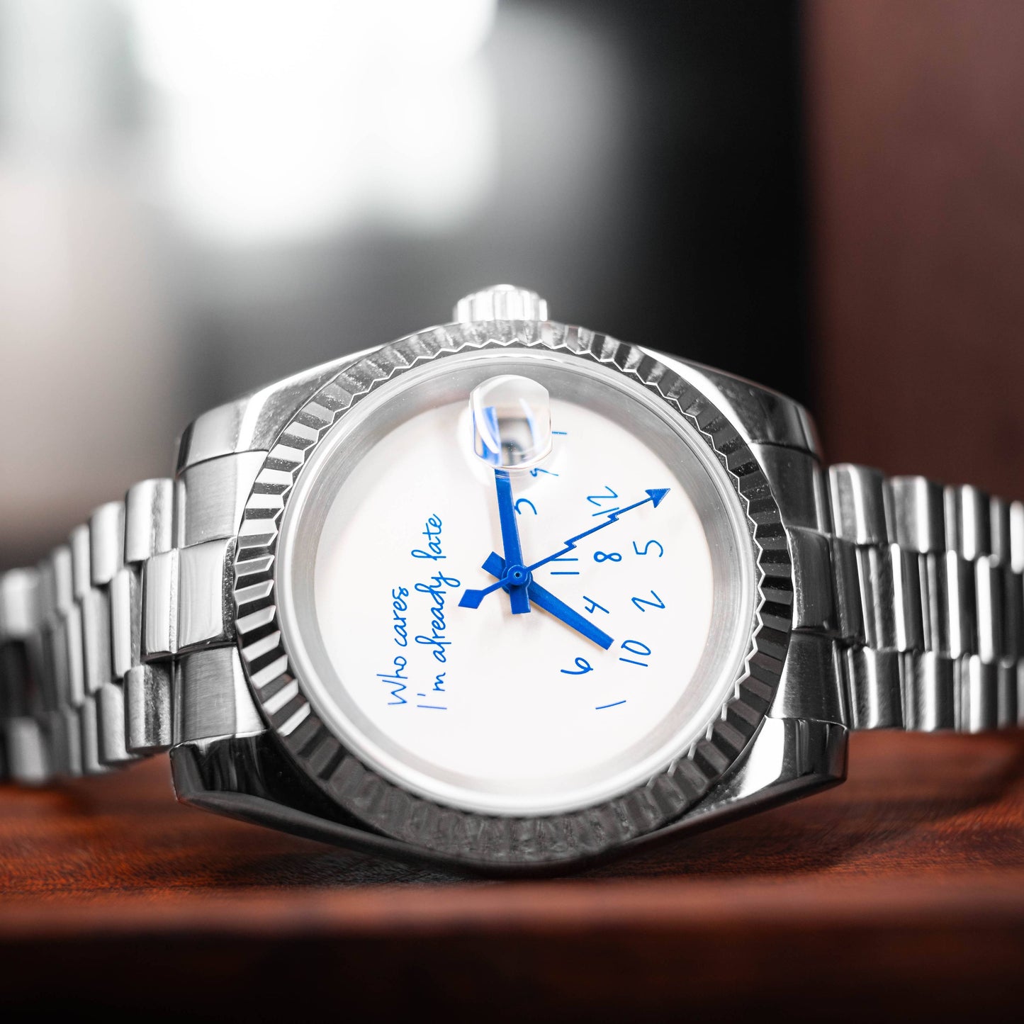 Datejust Mod - Already Late White Blue (PRE-ORDER) - urmods