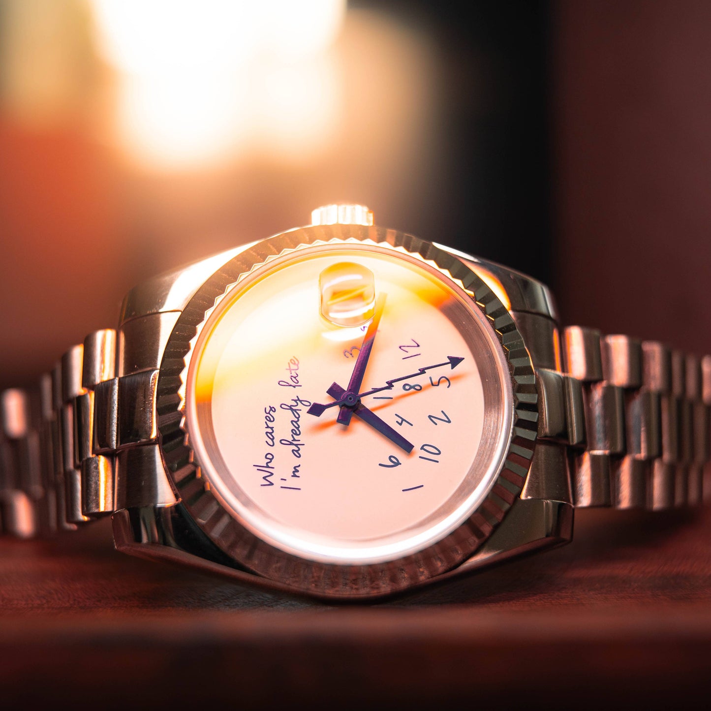 Datejust Mod - Already Late White Blue (PRE-ORDER) - urmods