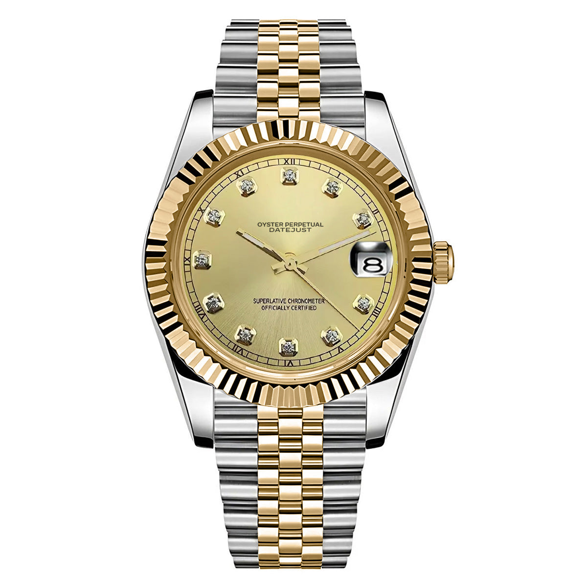 Date Twotone Gold  Diamond - urmods