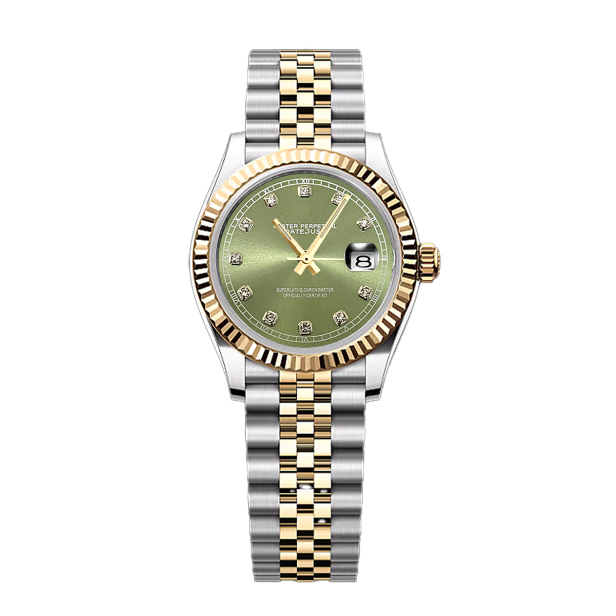 Date Lady - Green Diamond Gold