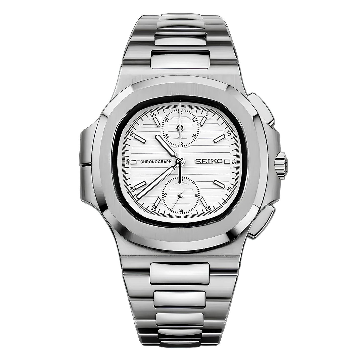 Nautilus - White Chrono