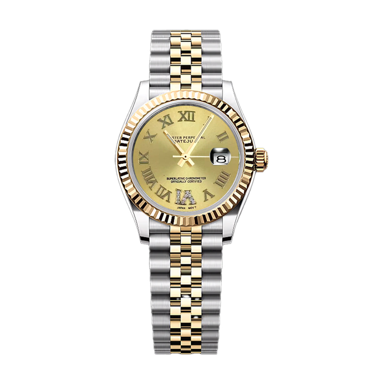 Date Lady - Gold Roman Twotone