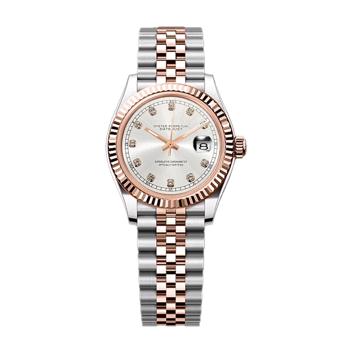 Date Lady - White Diamond Rosegold