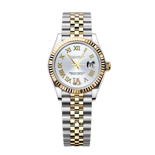 Date Lady - White Roman Gold