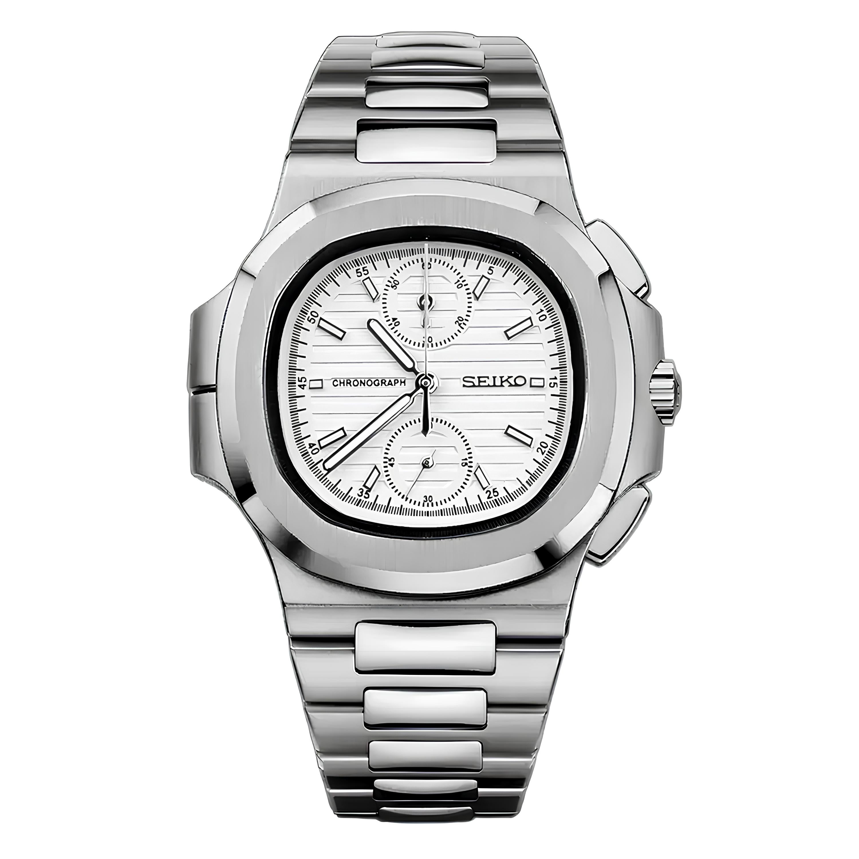 Nautilus - White Chrono